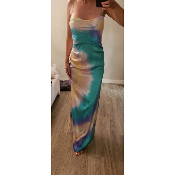 Retrofete Marlene Dress in Multi Tie Dye - Picture 16 of 16